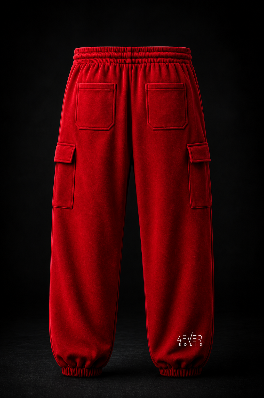 43VER $0LID RED Streetwear Joggers