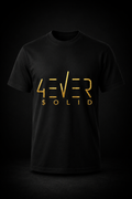 43VER $0LID BLACK Short Sleeve T-Shirt [GOLD EDITION]
