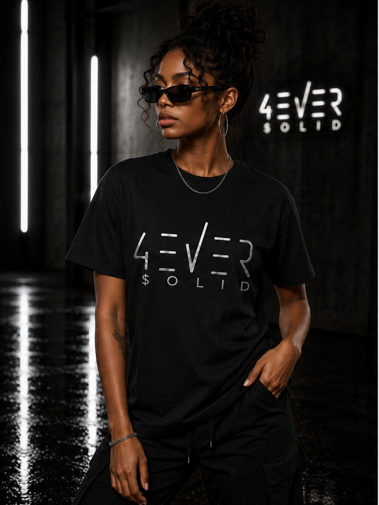 43VER 0LID BLACK Short Sleeve T-Shirt