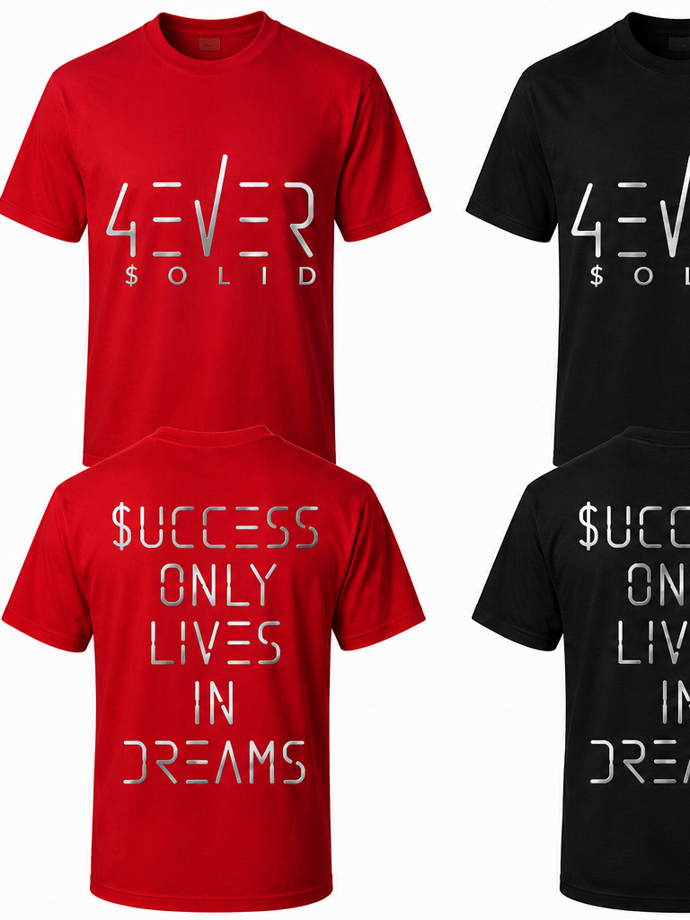 43VER $0LID RED Short Sleeve T-Shirt [PLATINUM EDITION]