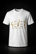43VER $0LID WHITE Short Sleeve T-Shirt [GOLD EDITION]