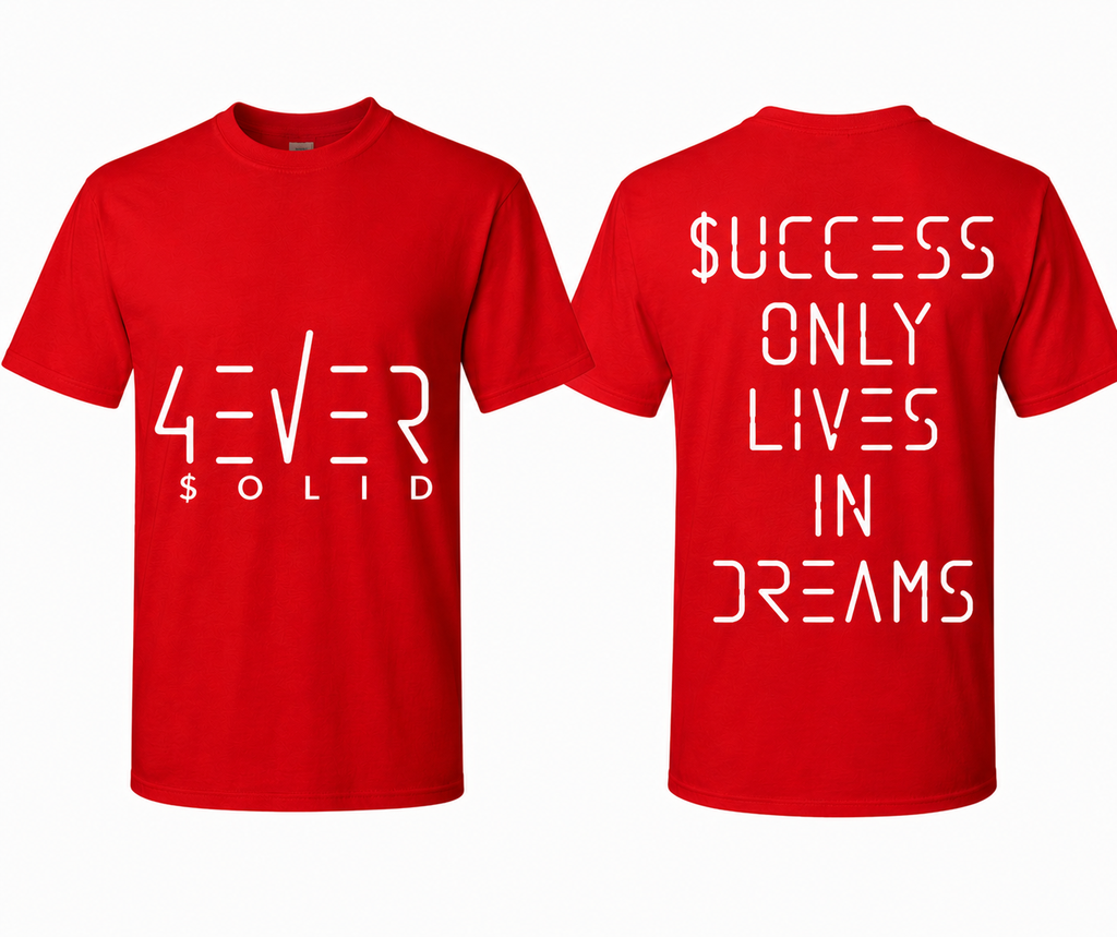 43VER $0LID Short Sleeve T-Shirt (RED)
