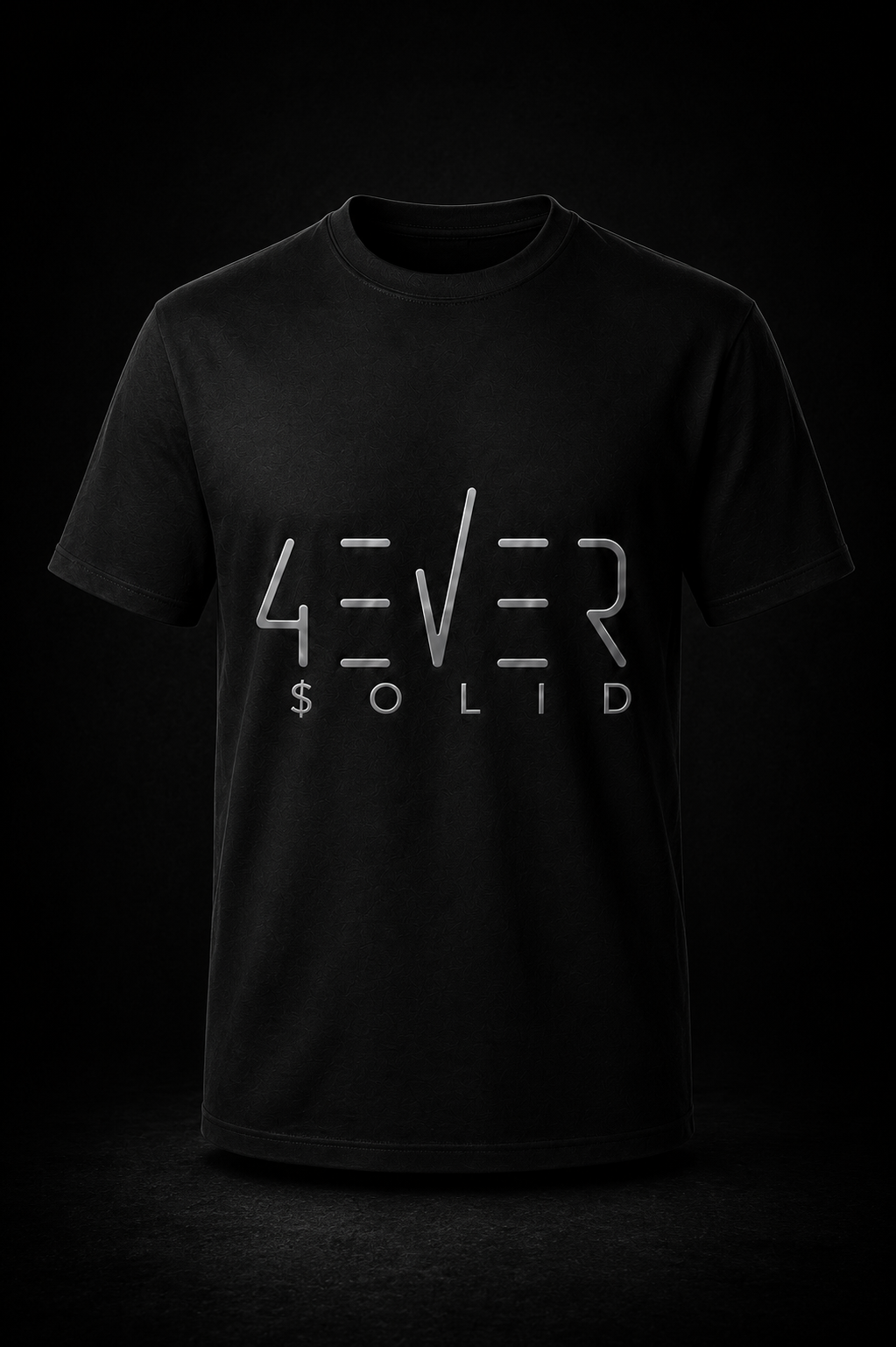 43VER $0LID BLACK Short Sleeve T-Shirt [PLATINUM EDITION]