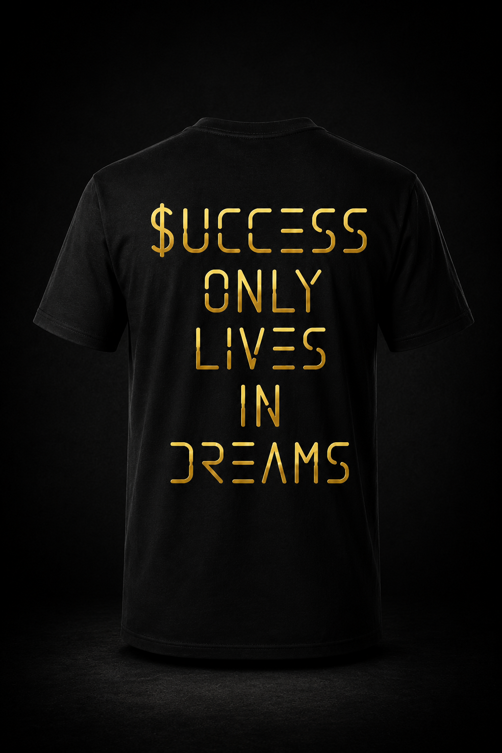 43VER $0LID BLACK Short Sleeve T-Shirt [GOLD EDITION]
