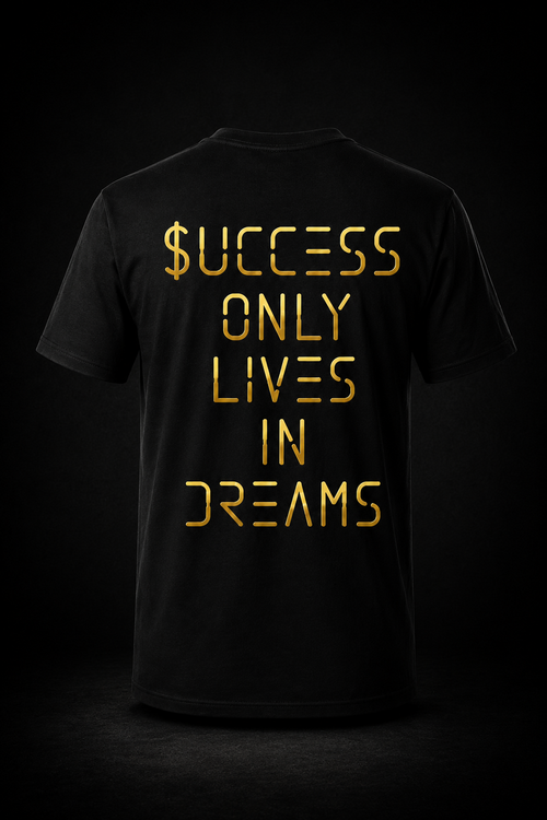 43VER $0LID BLACK Short Sleeve T-Shirt [GOLD EDITION]