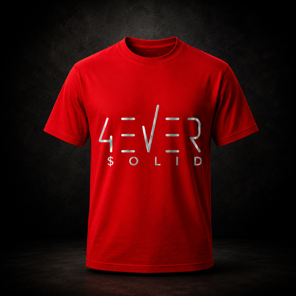 43VER $0LID RED Short Sleeve T-Shirt [PLATINUM EDITION]