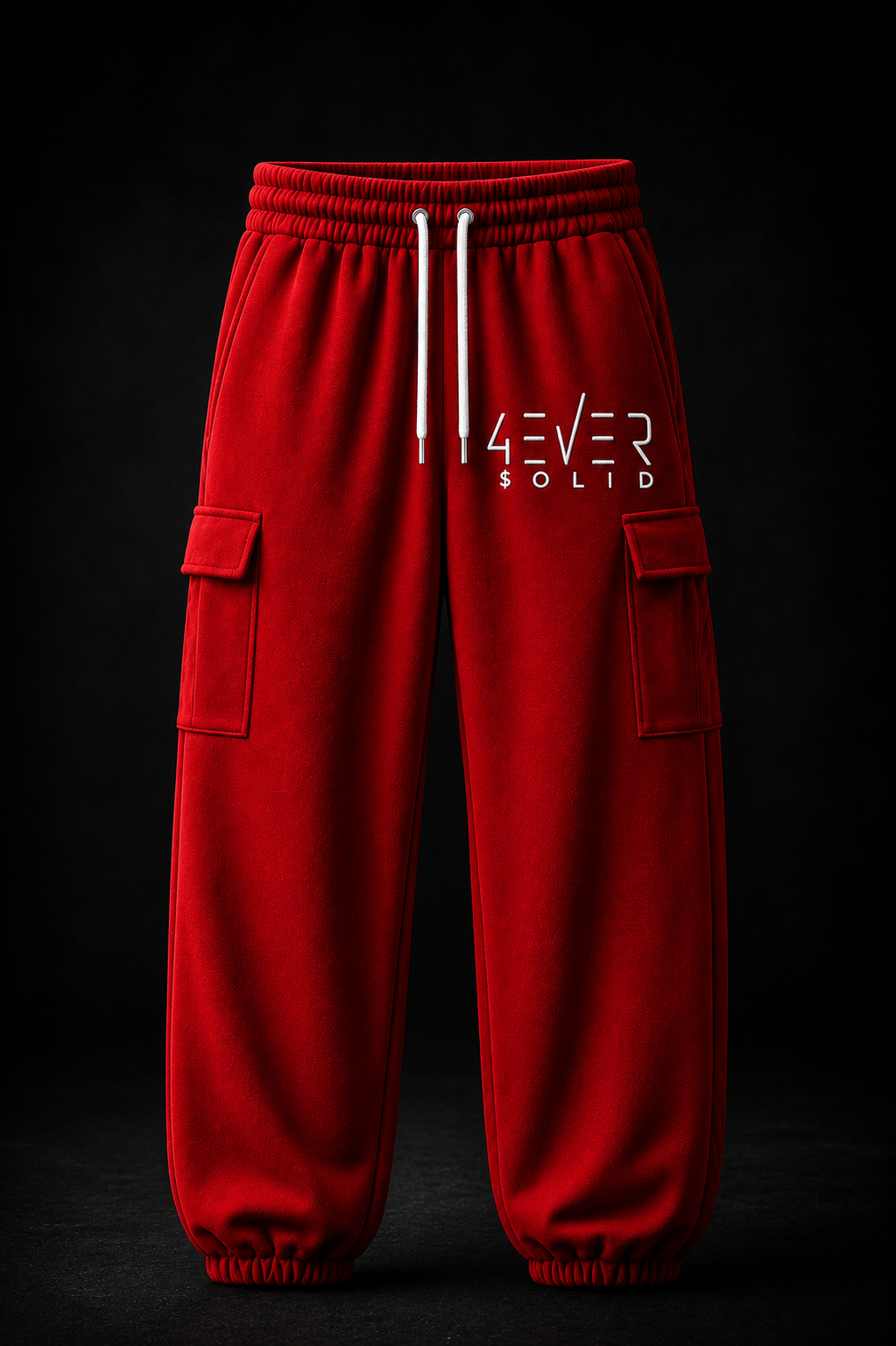 43VER $0LID RED Streetwear Joggers