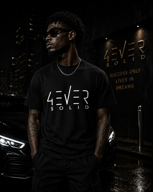 43VER 0LID Short Sleeve T-Shirt BLACK