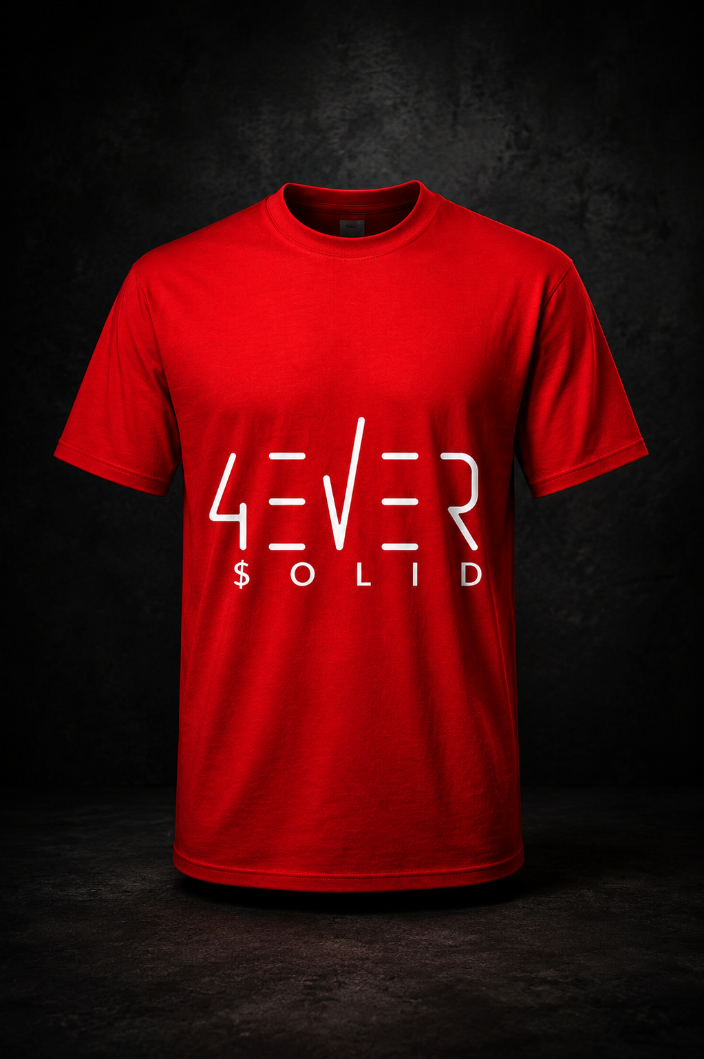 43VER $0LID Short Sleeve T-Shirt (RED)