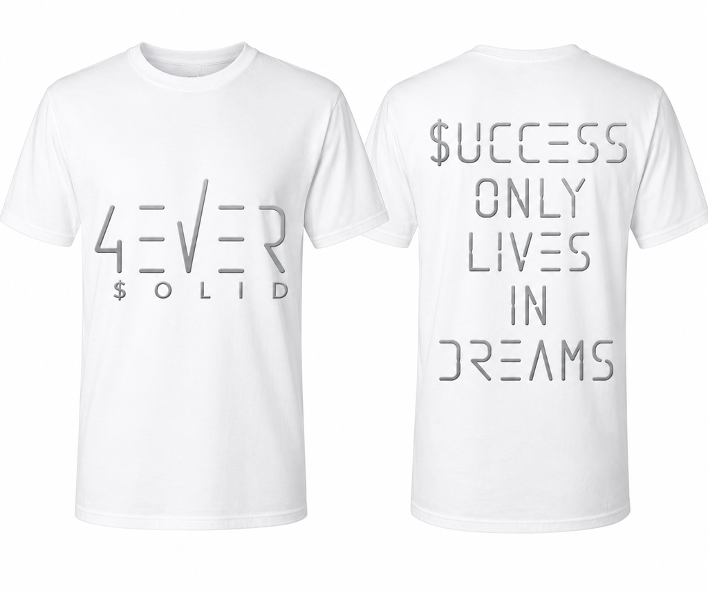 43VER $0LID WHITE Short Sleeve T-Shirt [PLATINUM EDITION]