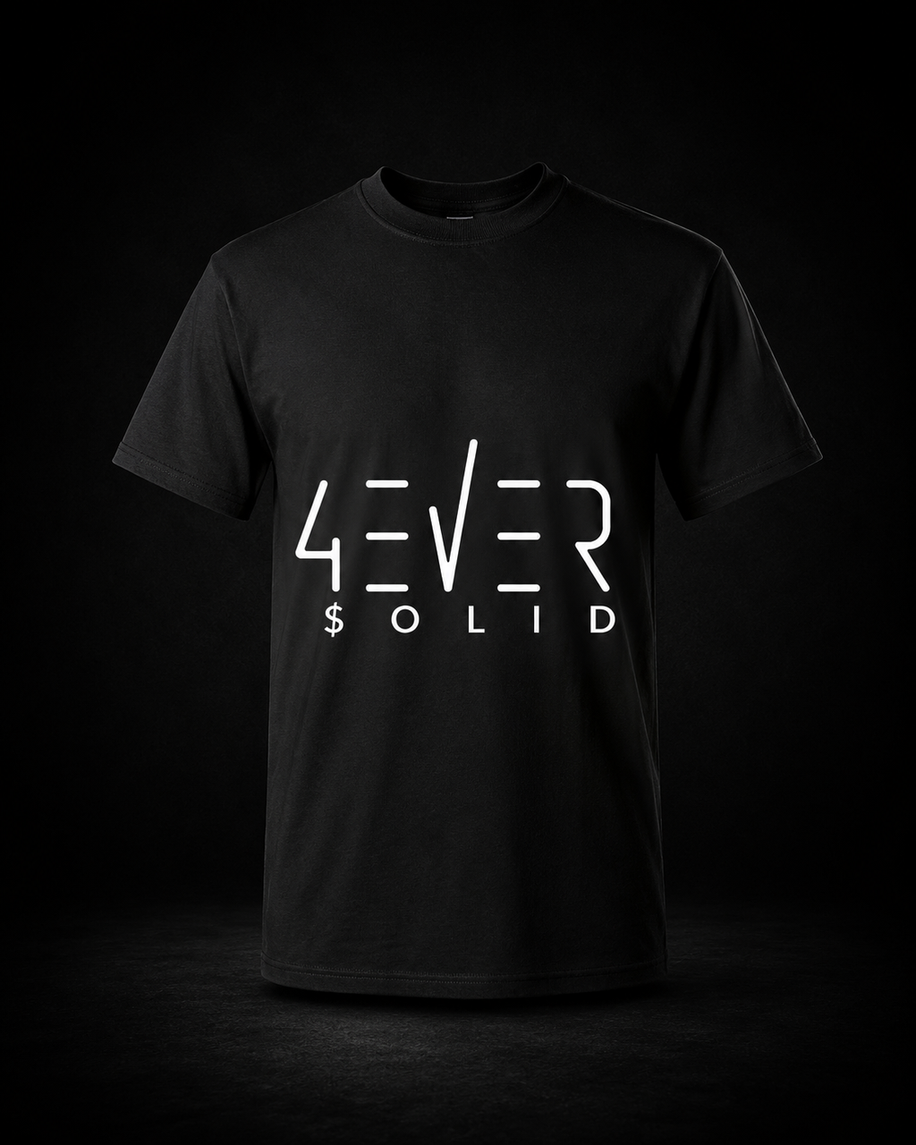 43VER $0LID Short Sleeve T-Shirt (BLACK)