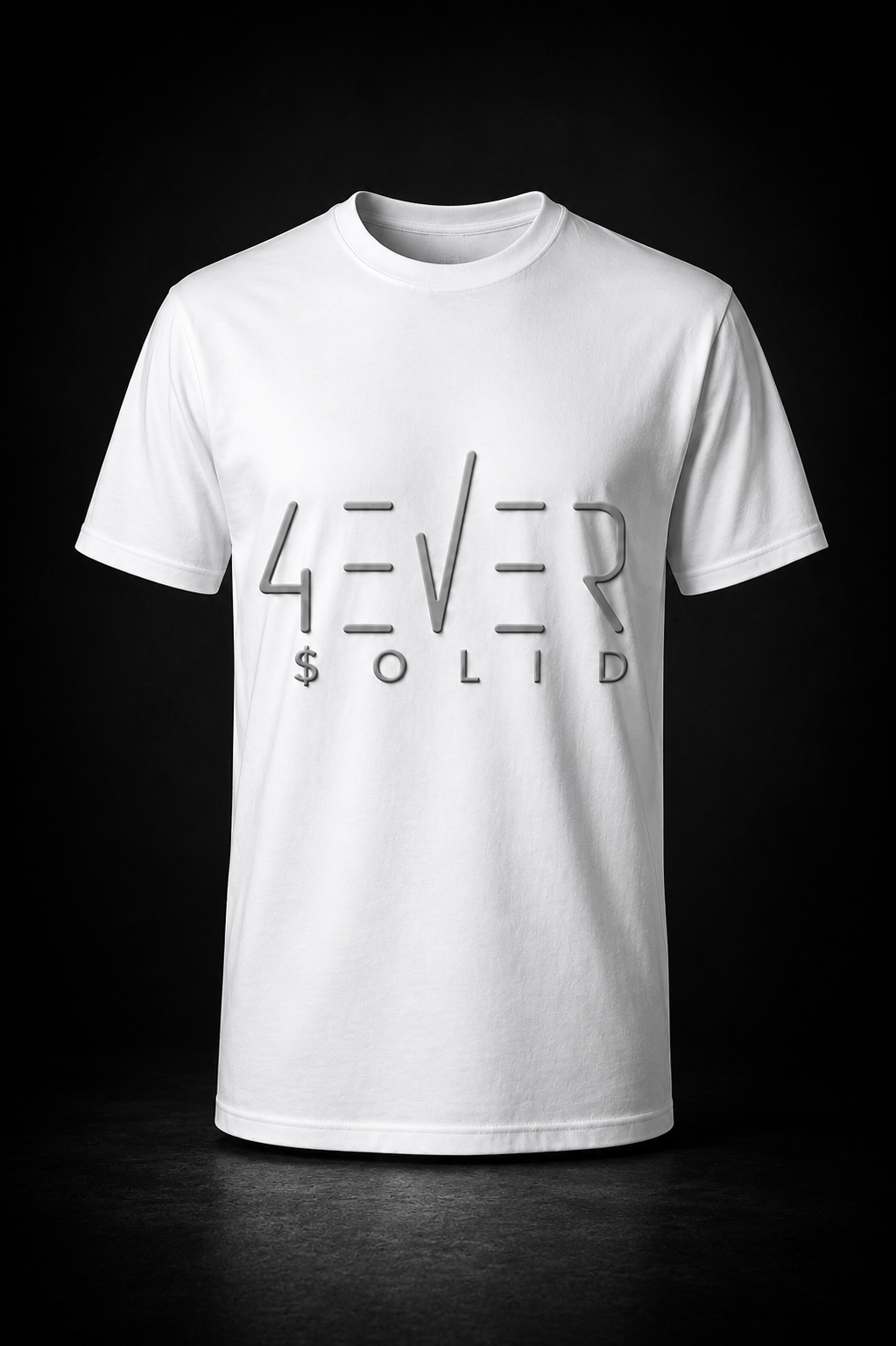 43VER $0LID WHITE Short Sleeve T-Shirt [PLATINUM EDITION]